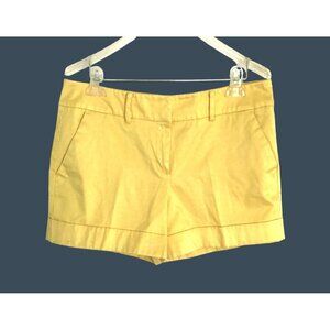 7TH AVENUE- WOMENS YELLOW POCKETS SHORTS SIZE 12